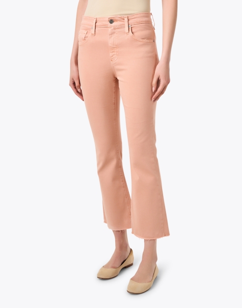 Front image - AG Jeans - Farrah Peach Crop Bootcut Jean