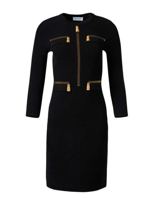 Product image - St. John - Black Zipper Sheath Dress