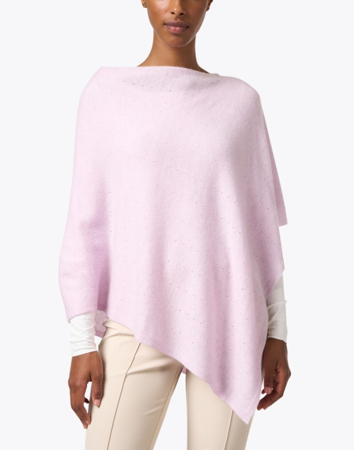 Front image - Kinross - Pink Cashmere Poncho