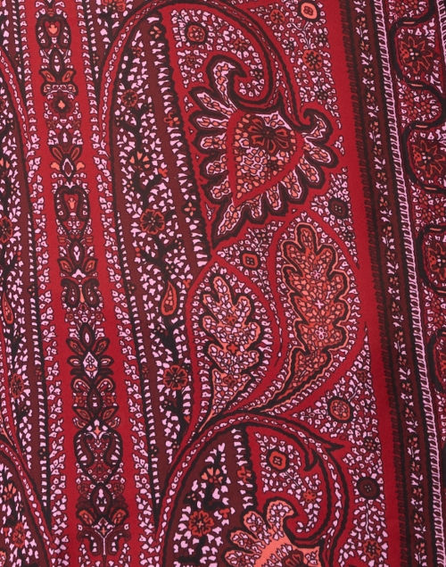 Kobi Halperin - Heni Red Multi Paisley Silk Georgette Blouse