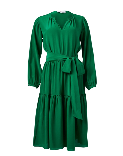 Product image - Soler - Pauline Green Silk Midi Dress