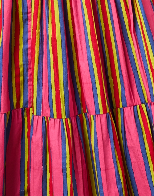 Fabric image - Lisa Corti - Rambagh Multi Stripe Cotton Dress