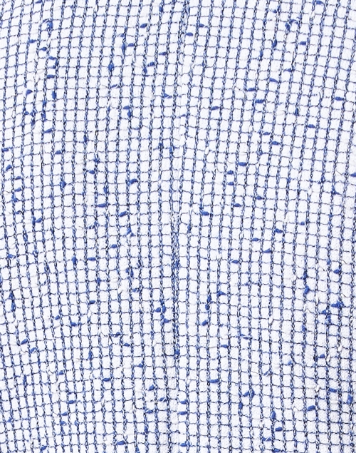 Fabric image - Amina Rubinacci - Malesia Blue and White Boucle Blazer