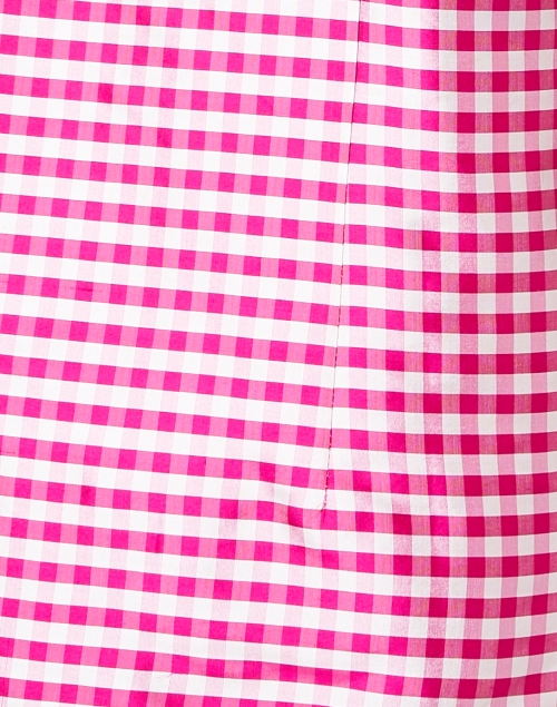 Fabric image - Connie Roberson - Rita Pink and White Gingham Silk Top