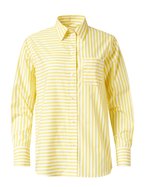 Product image - Ines de la Fressange - Maureen Yellow Striped Cotton Shirt