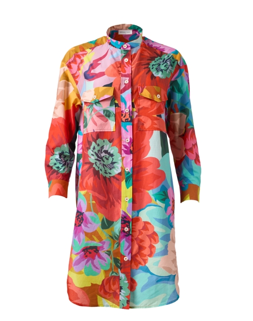 Product image - Megan Park - Lucia Multi Print Cotton Shirt Dress