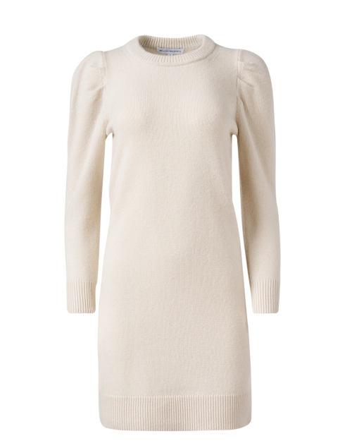 Product image - White + Warren - Ivory Wool Cashmere Knit Dress