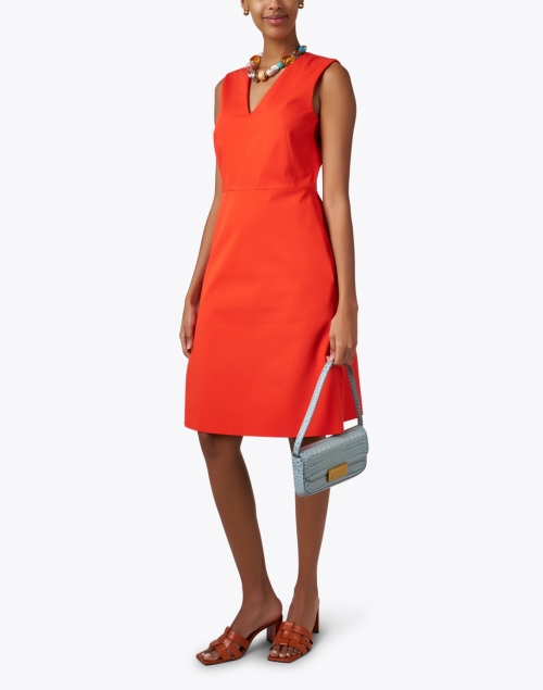Orange Sheath Dress
