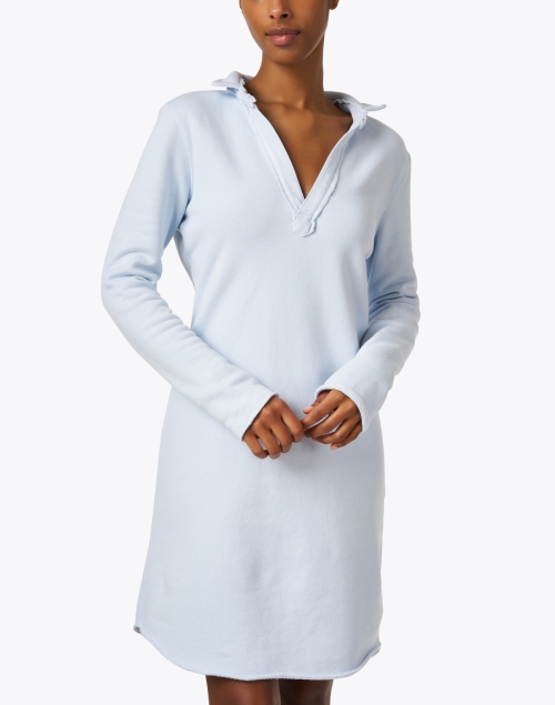 Front image - Frank & Eileen - Nicole Ice Blue Polo Dress