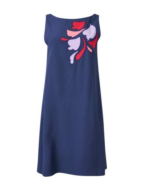 Product image - Emporio Armani - Navy Embroidered Dress
