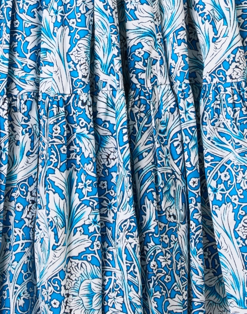 Fabric image - Samantha Sung - Rose Blue Print Cotton Dress