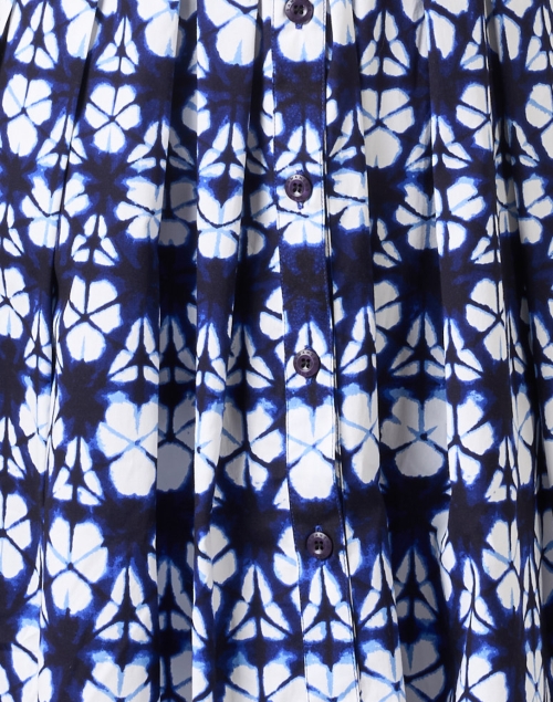 Fabric image - Samantha Sung - Audrey Blue and White Shibori Print Dress