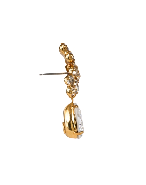 Back image - Jennifer Behr - Adelie Gold Flower Drop Earrings