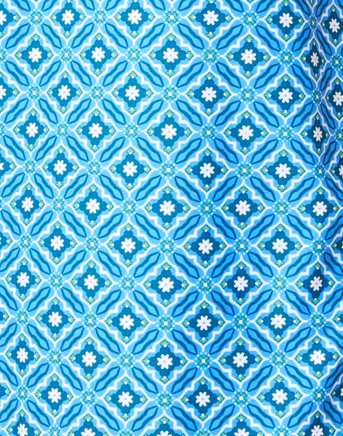 Fabric image - Jude Connally - Kristen Turquoise Print Dress