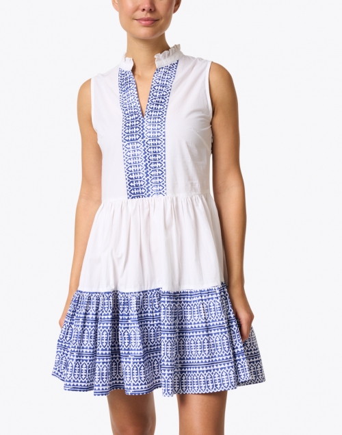 Oliphant - Mykonos Blue and White Dress