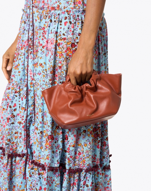 Mini Los Angeles Terracotta Smooth Leather Bag