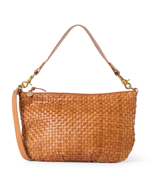 Product image - Clare V. - Brown Woven Checker Shoulder Bag