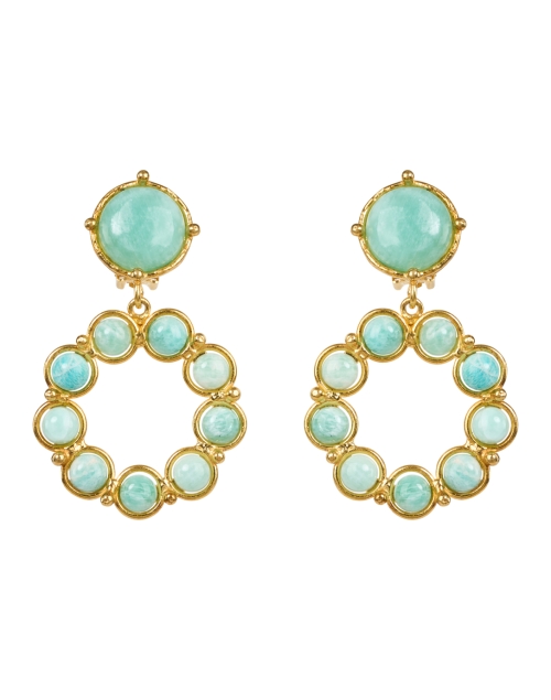 Product image - Sylvia Toledano - Gold and Amazonite Drop Earrings
