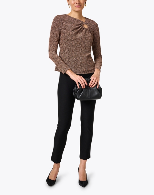 Bronze Ring Detail Shirt 