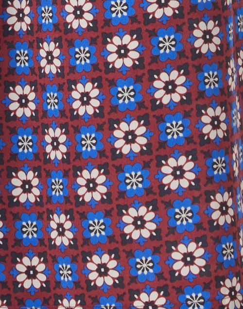Fabric image - Weekend Max Mara - Eusebio Multi Print Silk Pant