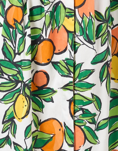 Fabric image - Marc Cain - Orange Citrus Cotton Dress