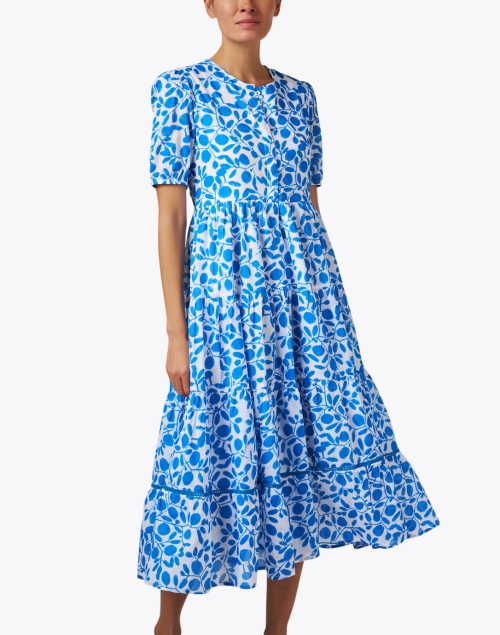 Front image - Ro's Garden - Daphne Blue Print Dress
