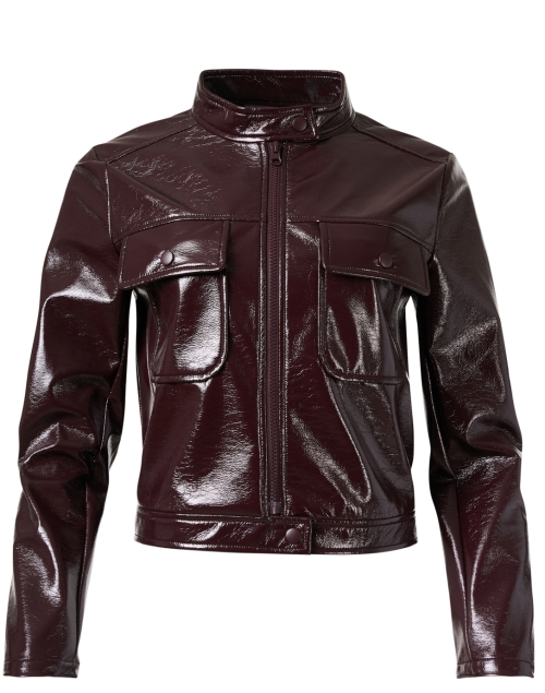 Product image - Elliott Lauren - Brown Patent Leather Jacket