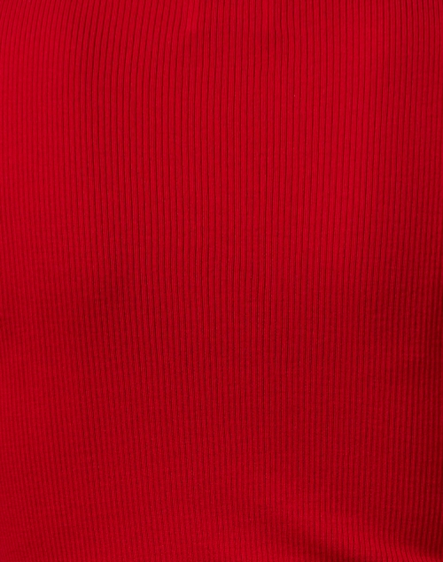 Fabric image - Allude - Red Wool Sleeveless Turtleneck Top