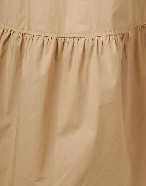 Fabric image - Rosso35 - Beige Cotton Shirt Dress