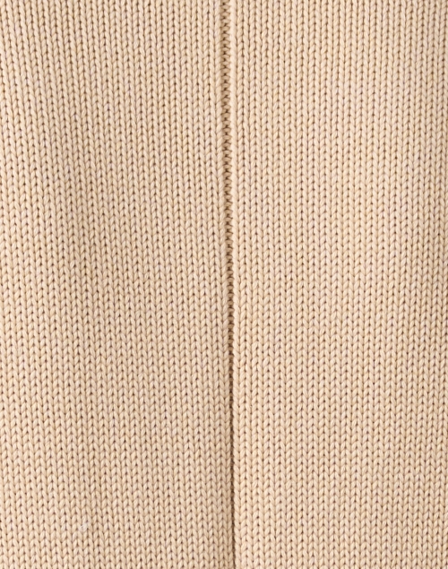 Fabric image - White + Warren - Tan Cotton Blend Cardigan