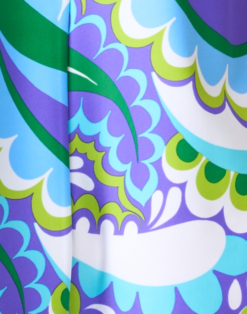 Fabric image - Jude Connally - Shari Blue Multi Paisley Dress