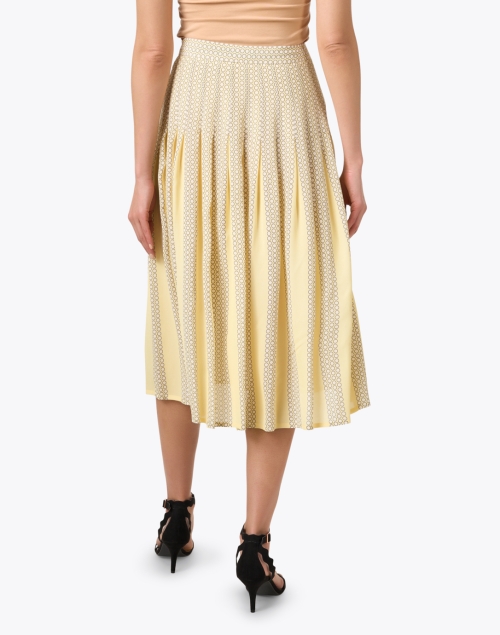 Back image - Seventy - Yellow Printed Skirt