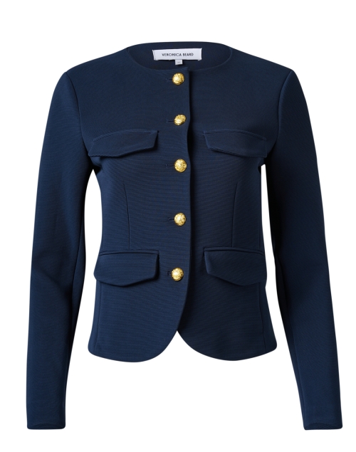 Product image - Veronica Beard - Kensington Navy Knit Jacket
