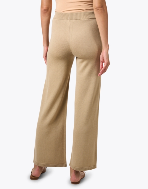 Back image - Max Mara Leisure - Ragtime Beige Wool Pull On Pant