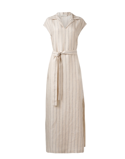 Product image - Lafayette 148 New York - Beige Striped Linen Dress