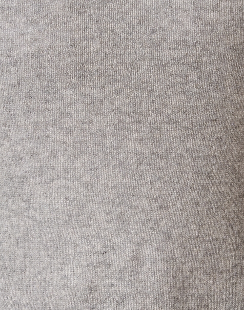 Fabric image - White + Warren - Grey Mini Trapeze Cashmere Cardigan