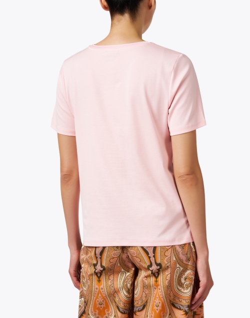 Back image - Marc Cain - Pink Jersey T-Shirt
