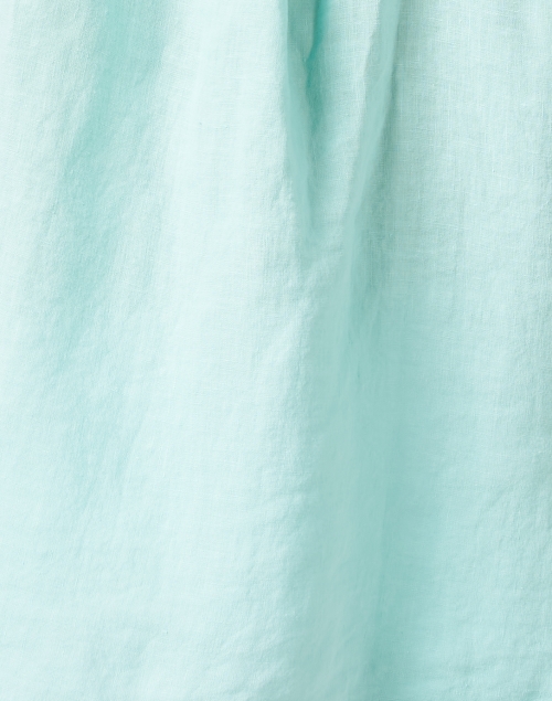 Fabric image - Eileen Fisher - Aqua Linen Blouse