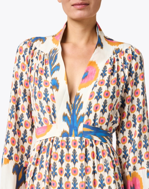 Extra_1 image - Figue - Starlight Multi Print Silk Dress