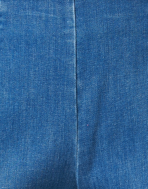 Fabric image - Piazza Sempione - Audrey Blue Denim Cropped Pant
