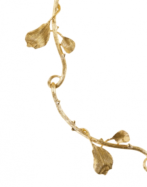 Oscar de la Renta - Gold Vine and Branch Necklace 