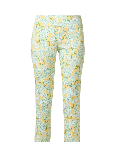 Product image - Elliott Lauren - Green and Yellow Multi Print Pull On Pant