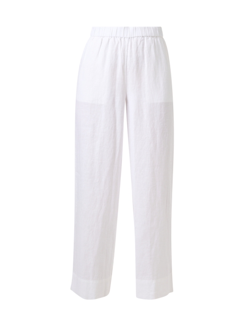 Product image - Eileen Fisher - White Linen Wide Leg Pant