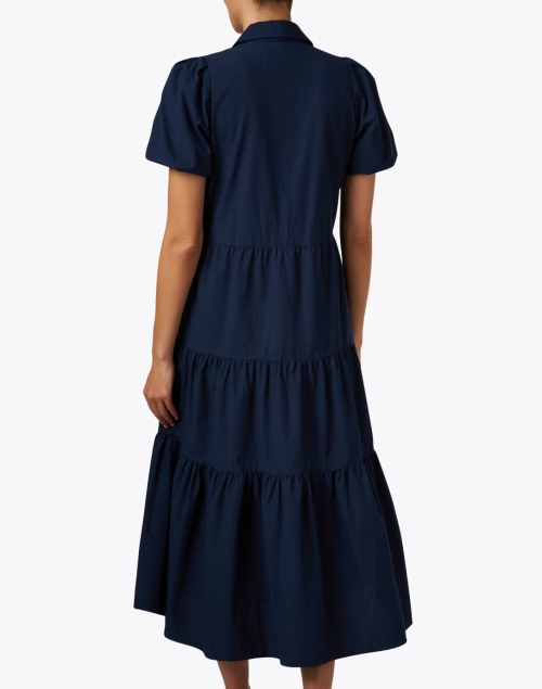 Back image - Brochu Walker - Havana Navy Midi Dress