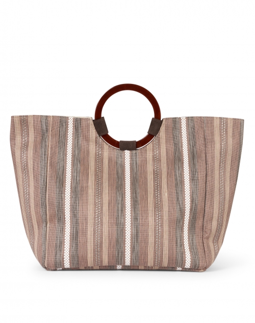 Product image - Casa Isota - Carlotta Brown, Beige and White Woven Handbag
