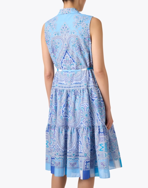 Back image - Kobi Halperin - Vivi Blue Multi Paisley Dress