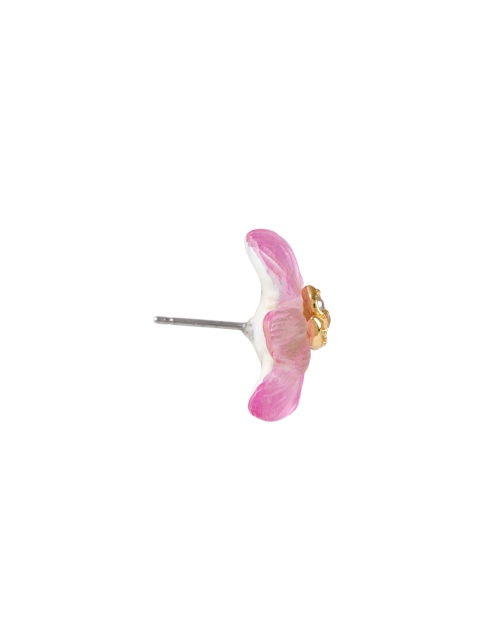 Back image - Alexis Bittar - Pink Pansy Lucite Earrings