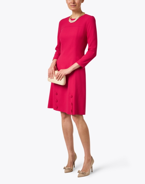 Oregon Red Wool Tunic Dress
