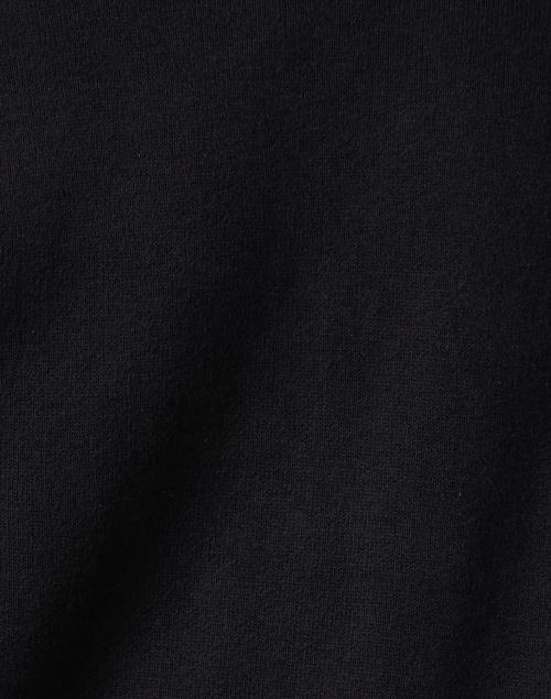 Fabric image - Burgess - Leah Black Cotton Cashmere Knit Jacket