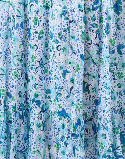 Fabric image - Poupette St Barth - Nana Blue Floral Print Dress